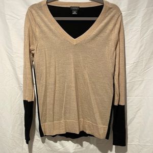 Club Monaco Black and Tan sweater